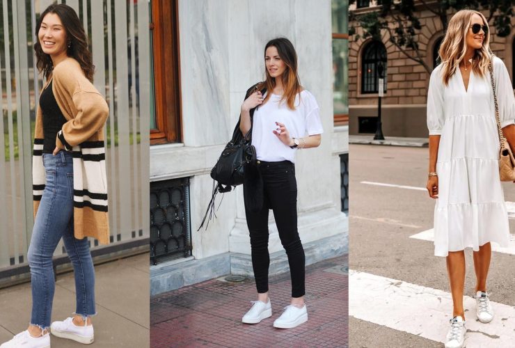 looks com calçados brancos