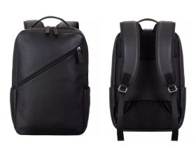 mochila de couro - boa e barata